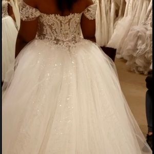 Wedding Dress and Veil